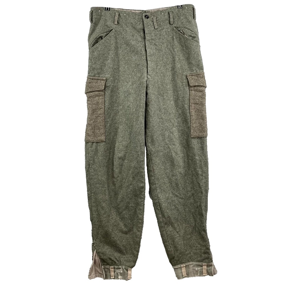 VTG West German Army Cargo Pants Mens 33x31* Wool Military Bundeswehr‎ Tactical